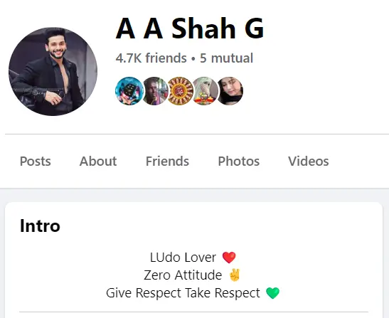 Facebook Vip Bio